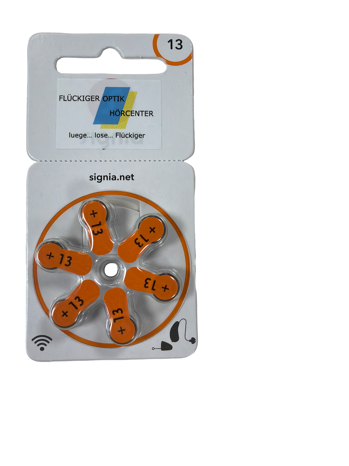 Hörgeräte Batterien für Grösse 10 / 213 / 13 / 675