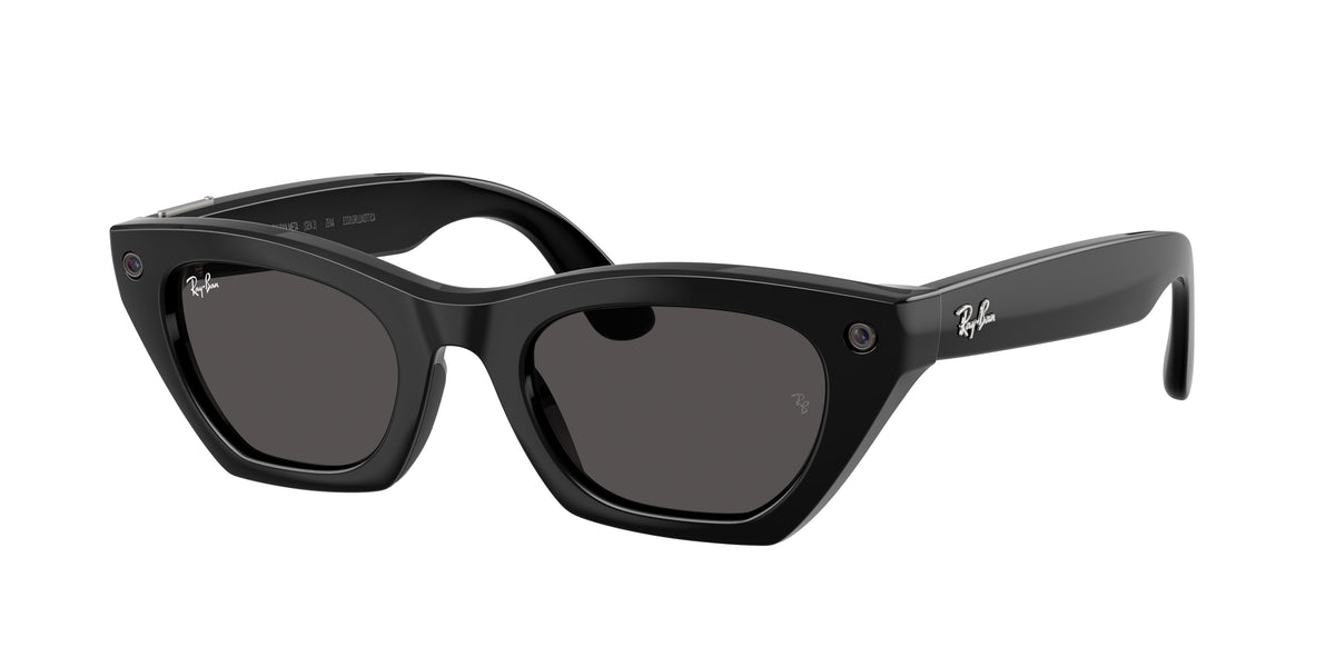 Ray-Ban Meta Zena RW4015 601/87 – Grau, schräge Ansicht