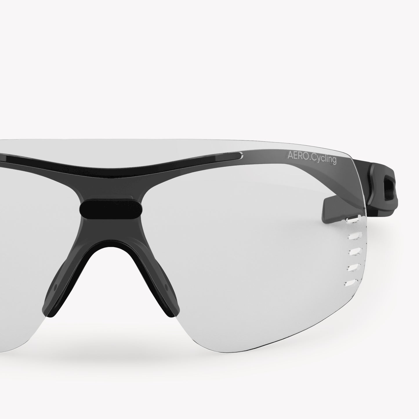AERO.Cycling Clear Pure Black Matt Detail