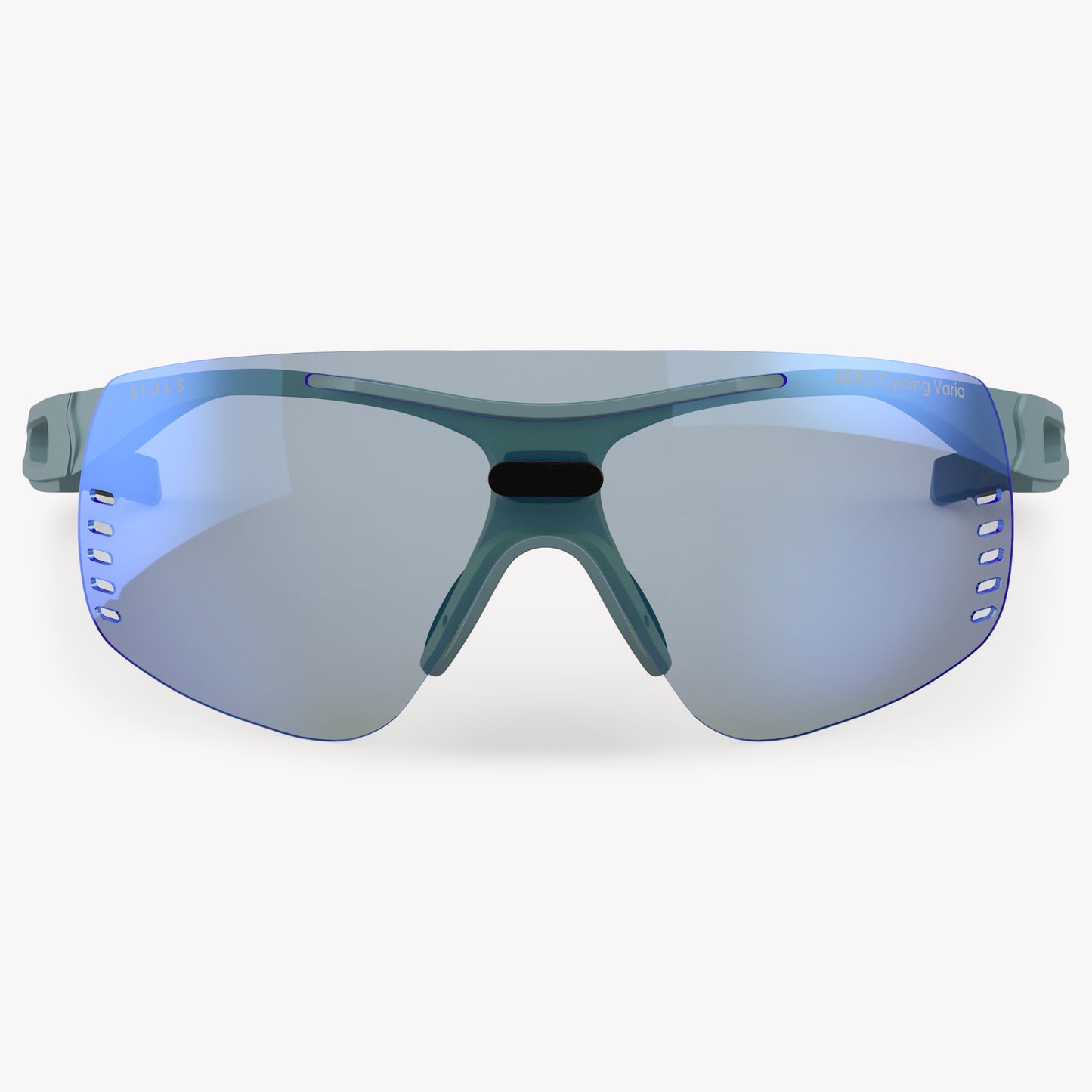 AERO.Cycling Vario Clear Blue Mirror Aqua hell Frontansicht
