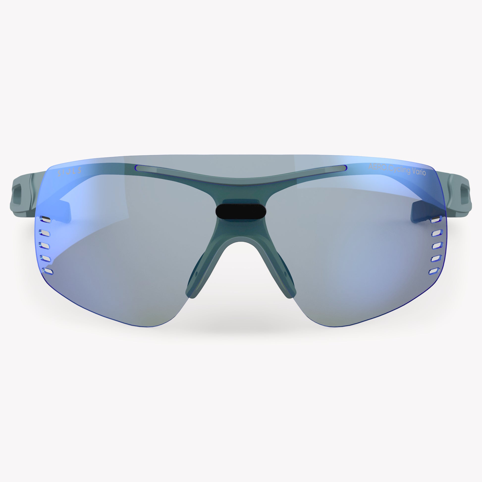 AERO.Cycling Vario Clear Blue Mirror Aqua hell Frontansicht