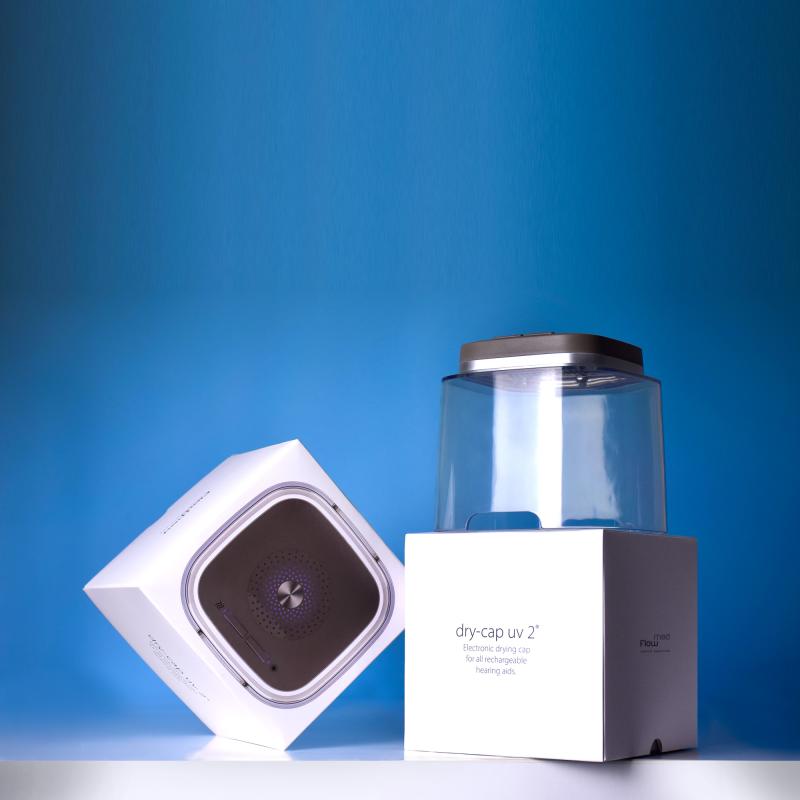 dry-cap uv 2.1® - Trockenhaube für größere Ladestationen von Akku-Hörgeräten