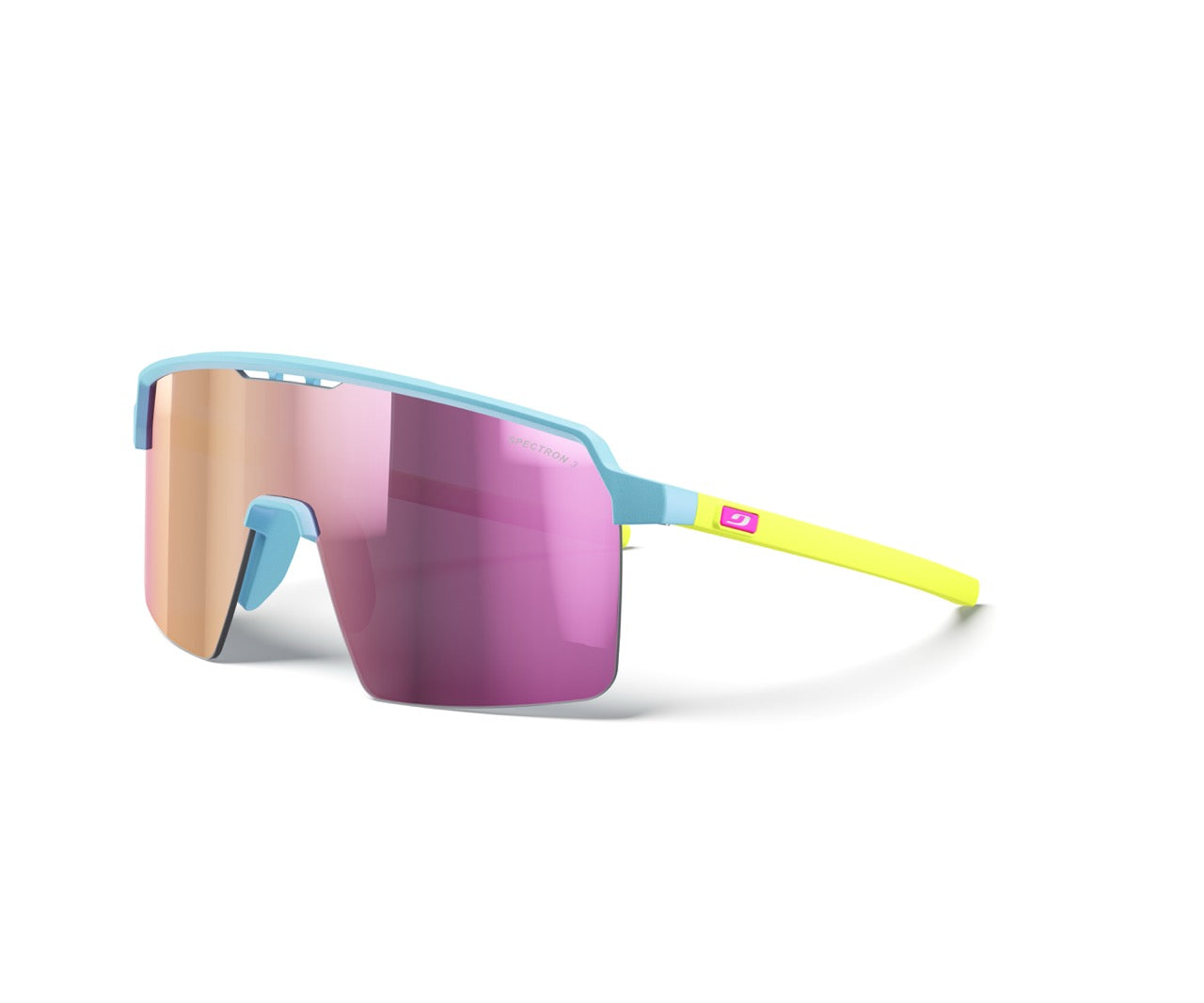 Julbo INTENSITY JUNIOR – Hellblau / Neongelb / Rosa / RAUCHGRAU