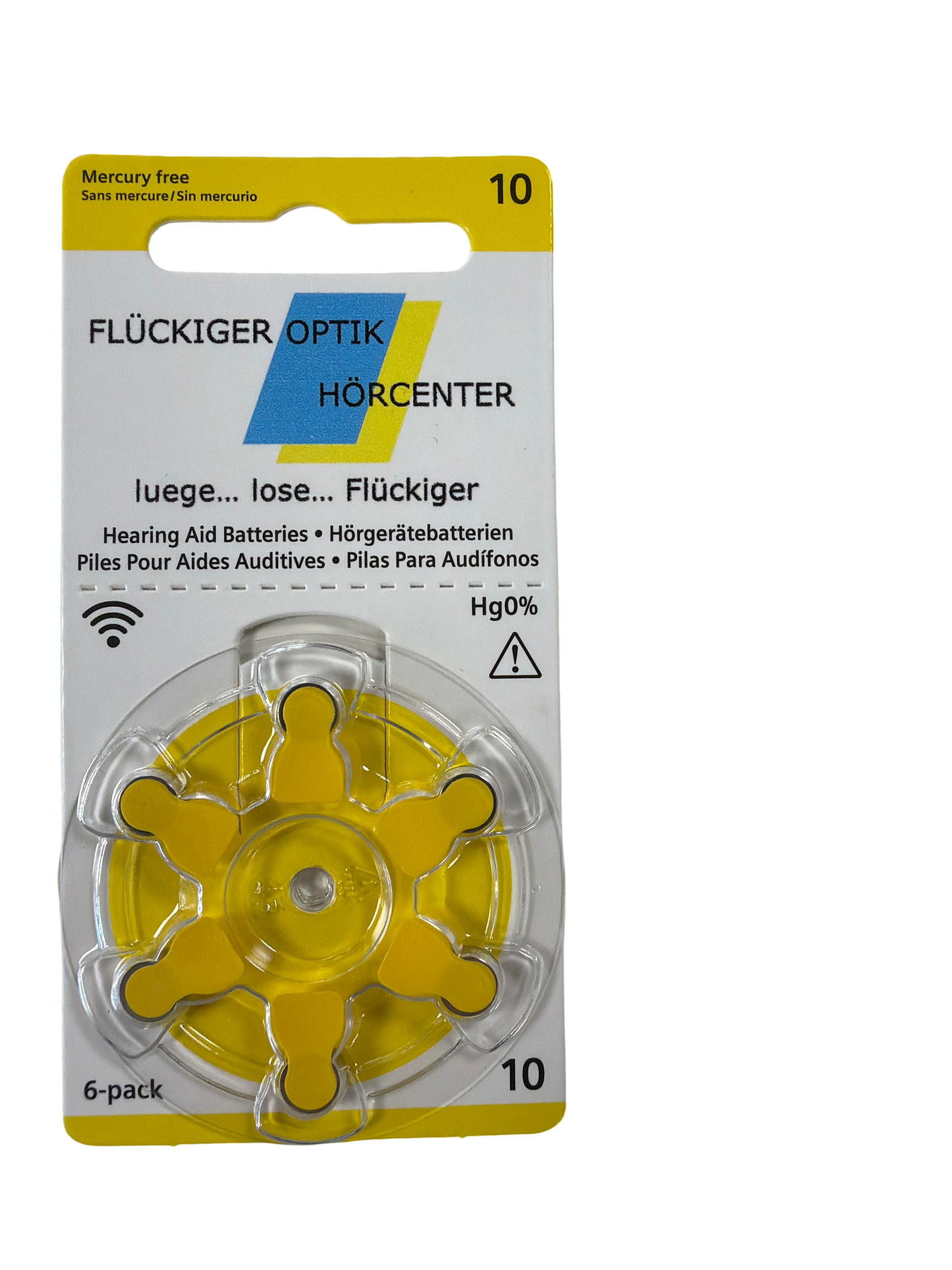 Hörgeräte Batterien für Grösse 10 / 213 / 13 / 675