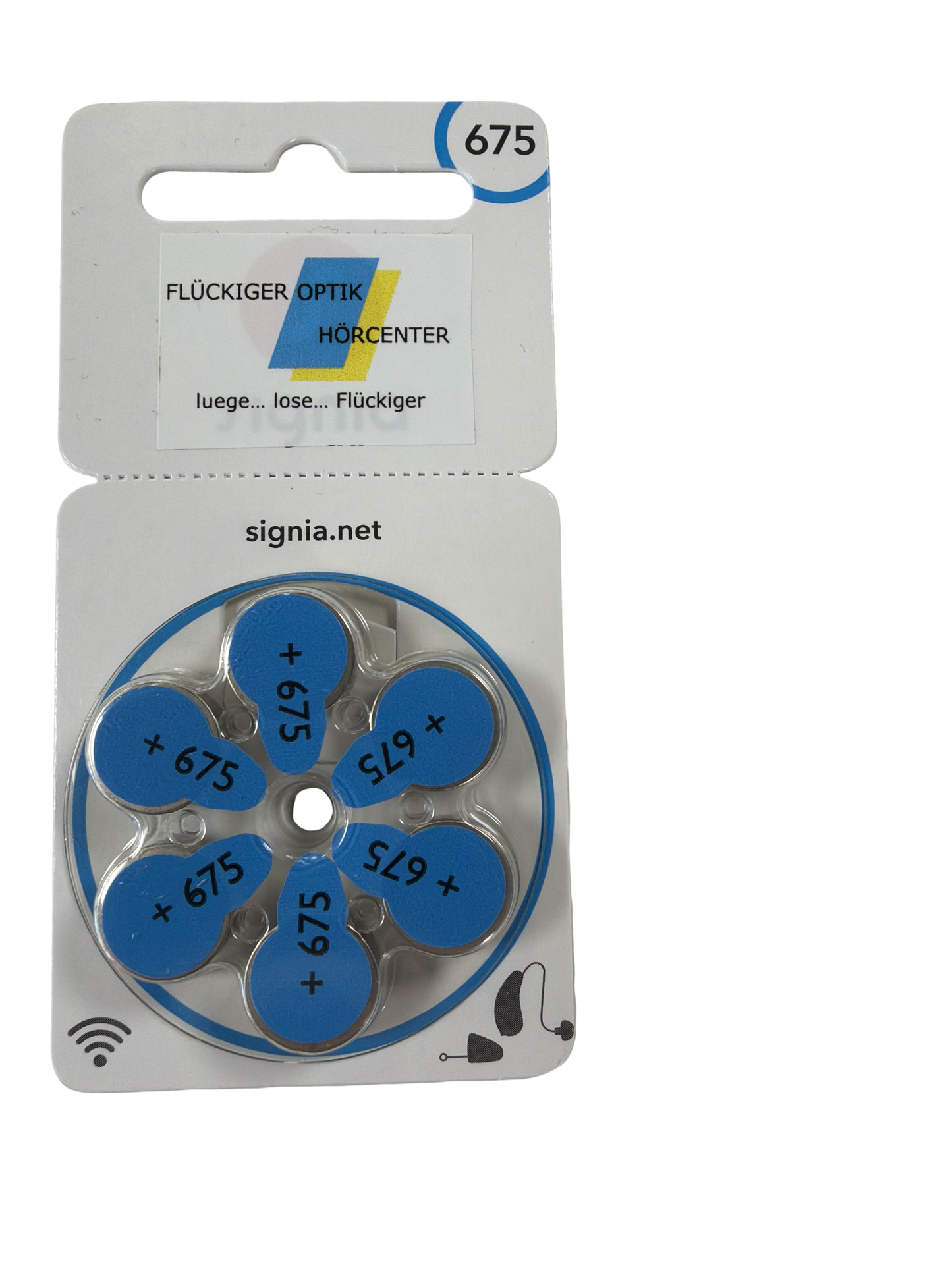 Hörgeräte Batterien für Grösse 10 / 213 / 13 / 675