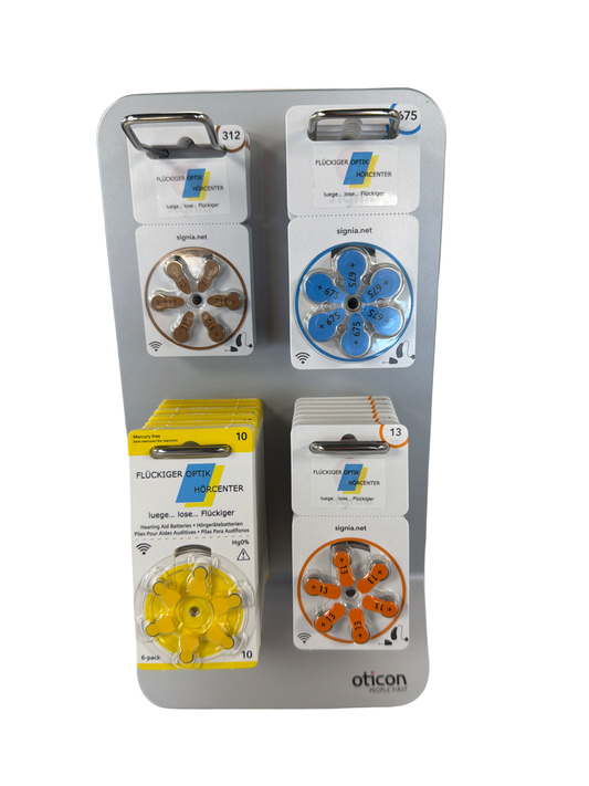 Hörgeräte Batterien für Grösse 10 / 213 / 13 / 675