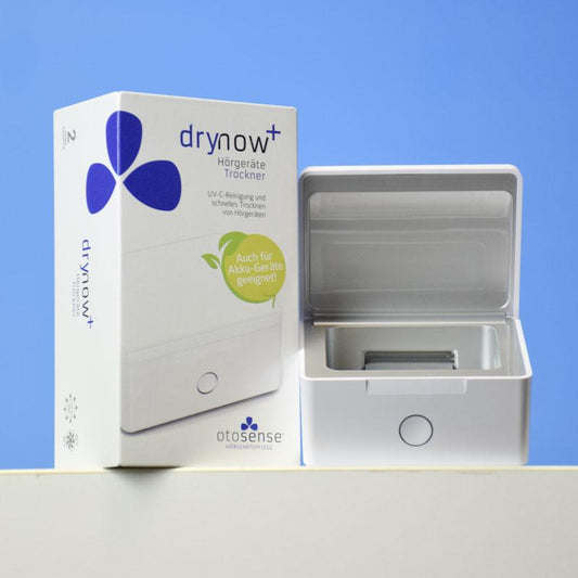 otosense drynow+ - Der Hörgeräte Trockner mit 360°-UV-C Desinfektion