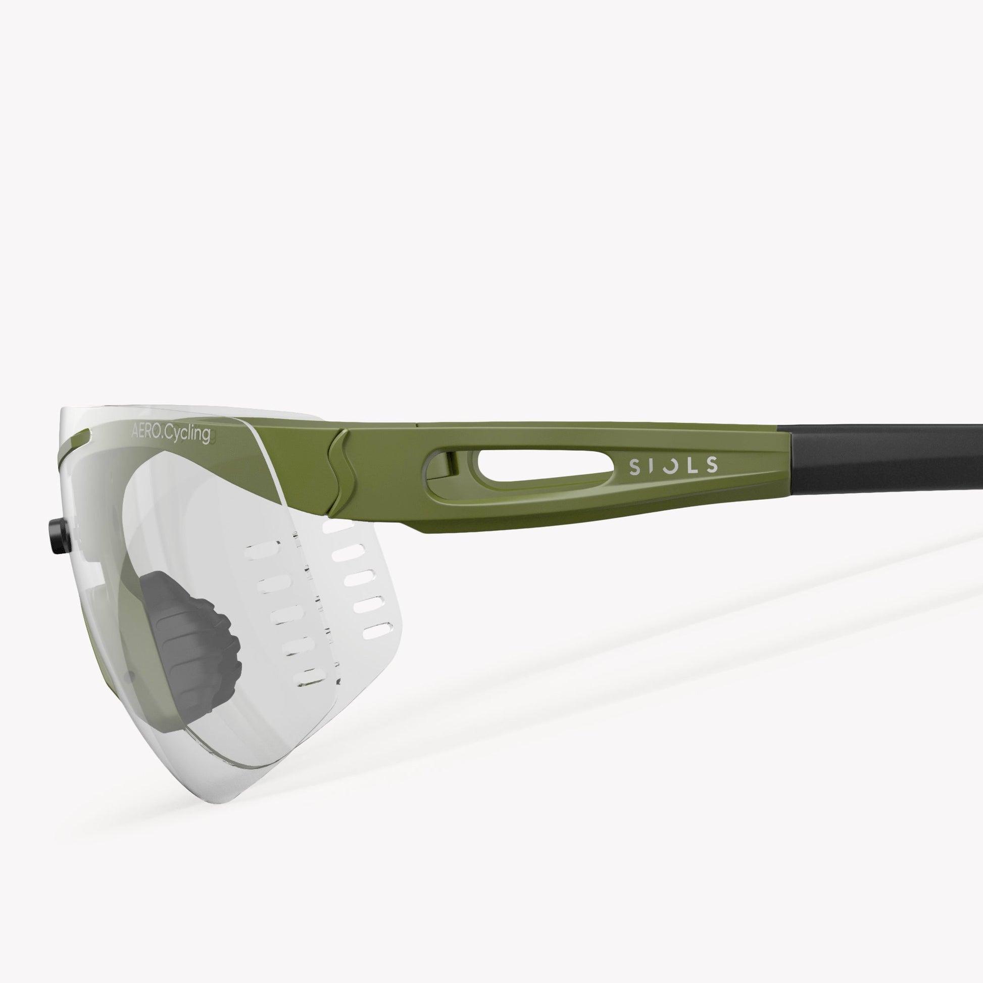 SIOLS AERO.Cycling System Sportbrille – aerodynamische Fahrradbrille mit Sehstärke mit Wechselgläsern, 100 % UV-Schutz und Windschutz für optimale Sicht beim Radsport.