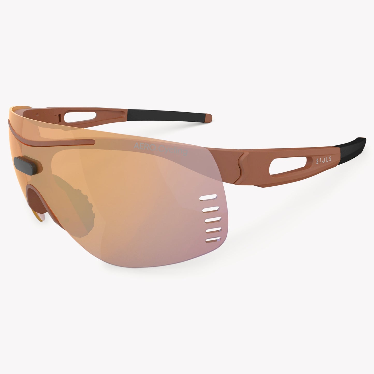 SIOLS AERO.Cycling System Sportbrille – aerodynamische Fahrradbrille mit Sehstärke mit Wechselgläsern, 100 % UV-Schutz und Windschutz für optimale Sicht beim Radsport.