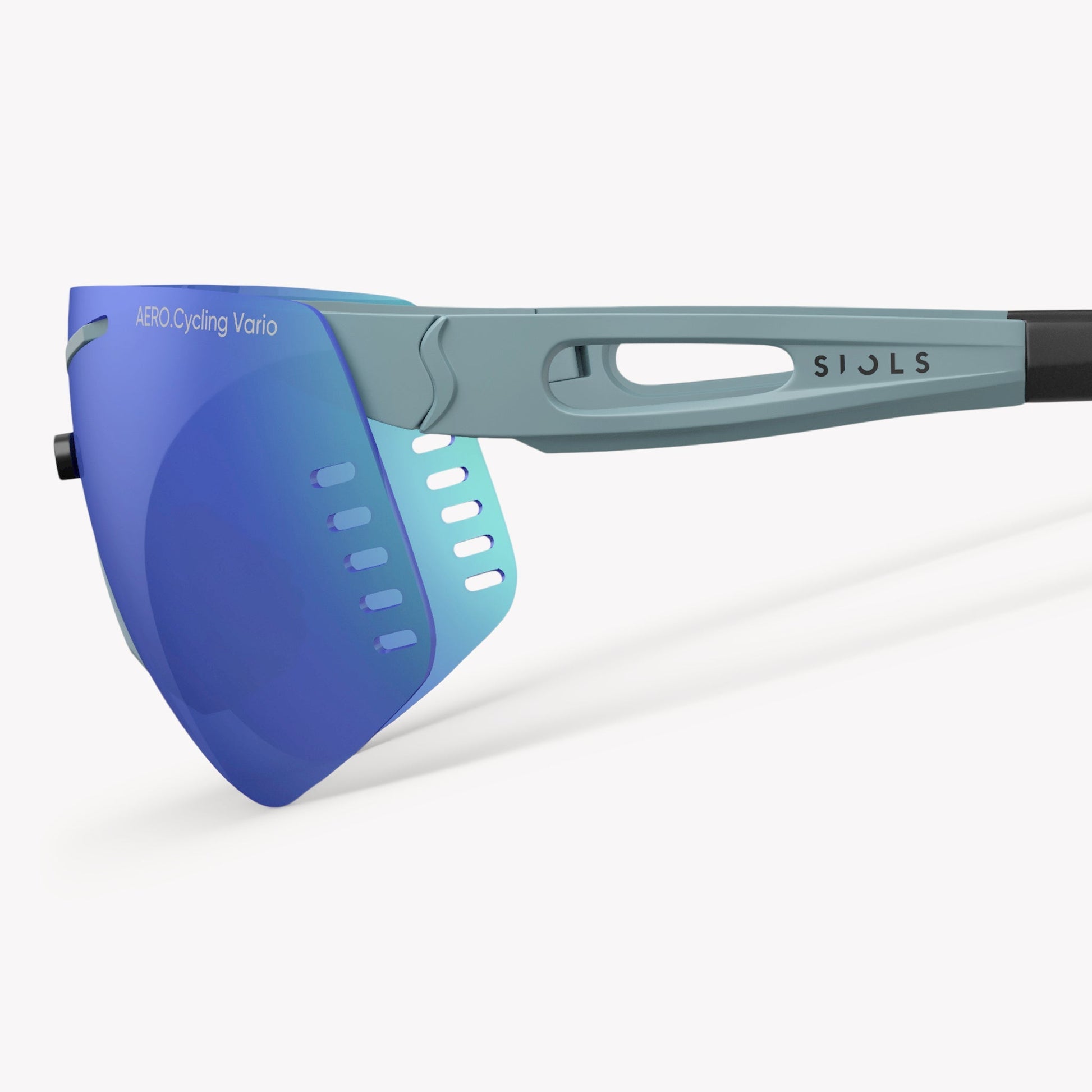 SIOLS AERO.Cycling System Sportbrille – aerodynamische Fahrradbrille mit Sehstärke mit Wechselgläsern, 100 % UV-Schutz und Windschutz für optimale Sicht beim Radsport.