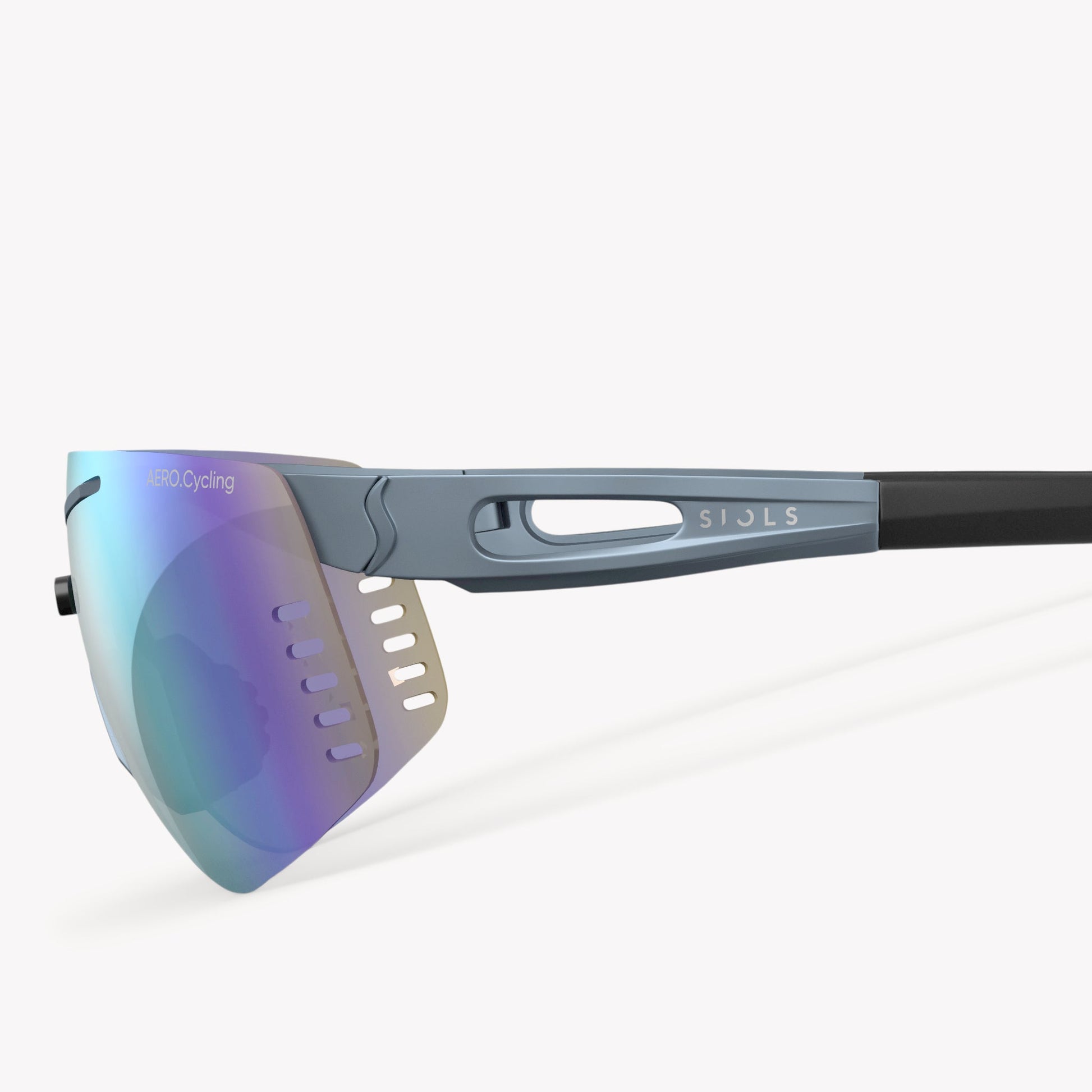 SIOLS AERO.Cycling System Sportbrille – aerodynamische Fahrradbrille mit Sehstärke mit Wechselgläsern, 100 % UV-Schutz und Windschutz für optimale Sicht beim Radsport.