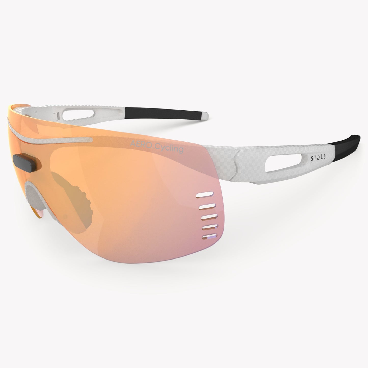 SIOLS AERO.Cycling System Sportbrille – aerodynamische Fahrradbrille mit Sehstärke mit Wechselgläsern, 100 % UV-Schutz und Windschutz für optimale Sicht beim Radsport.