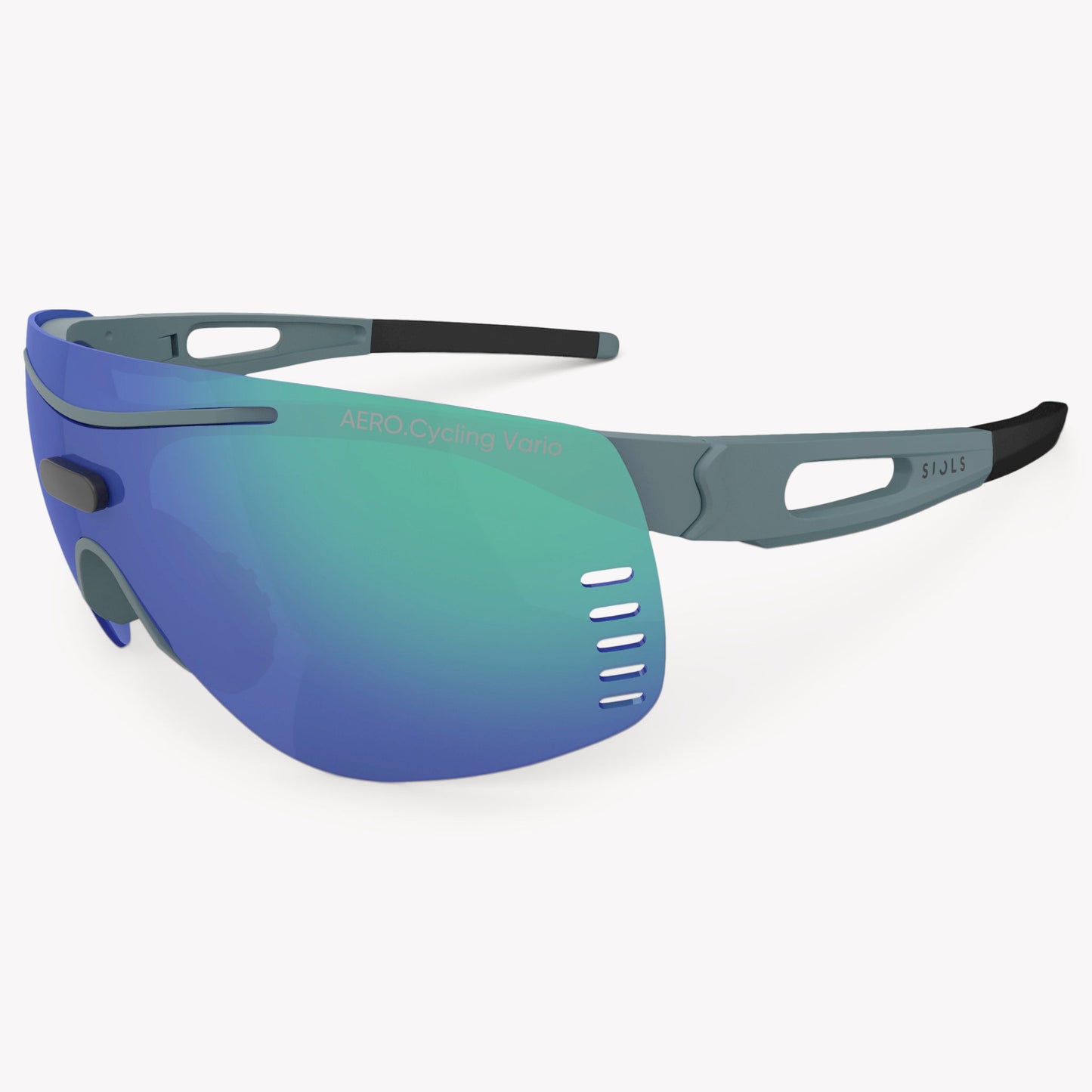 SIOLS AERO.Cycling System Sportbrille – aerodynamische Fahrradbrille mit Sehstärke mit Wechselgläsern, 100 % UV-Schutz und Windschutz für optimale Sicht beim Radsport.