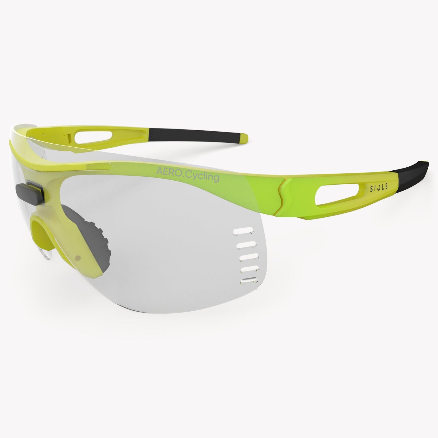 SIOLS AERO.Cycling System Sportbrille – aerodynamische Fahrradbrille mit Sehstärke mit Wechselgläsern, 100 % UV-Schutz und Windschutz für optimale Sicht beim Radsport.