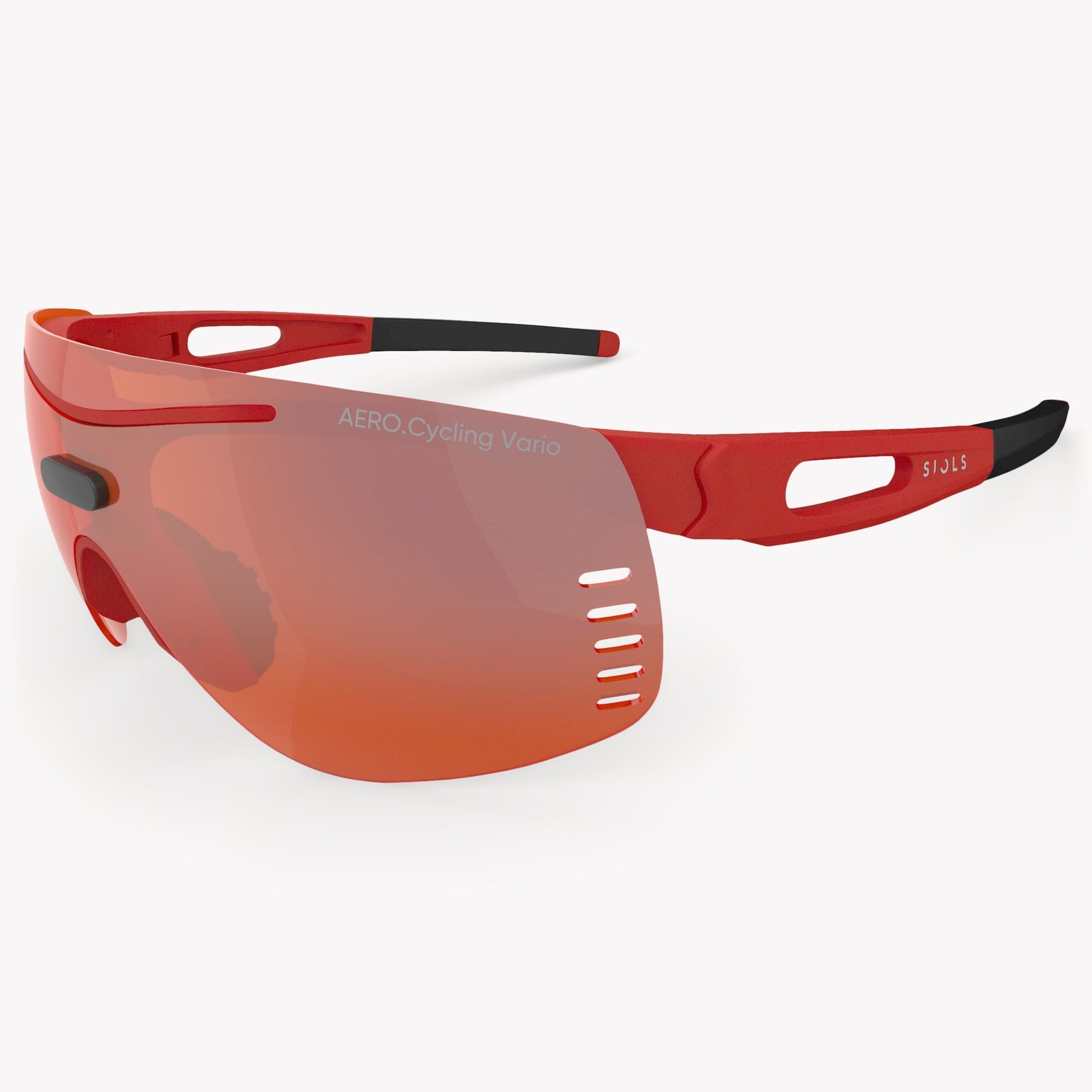 SIOLS AERO.Cycling System Sportbrille – aerodynamische Fahrradbrille mit Sehstärke mit Wechselgläsern, 100 % UV-Schutz und Windschutz für optimale Sicht beim Radsport.
