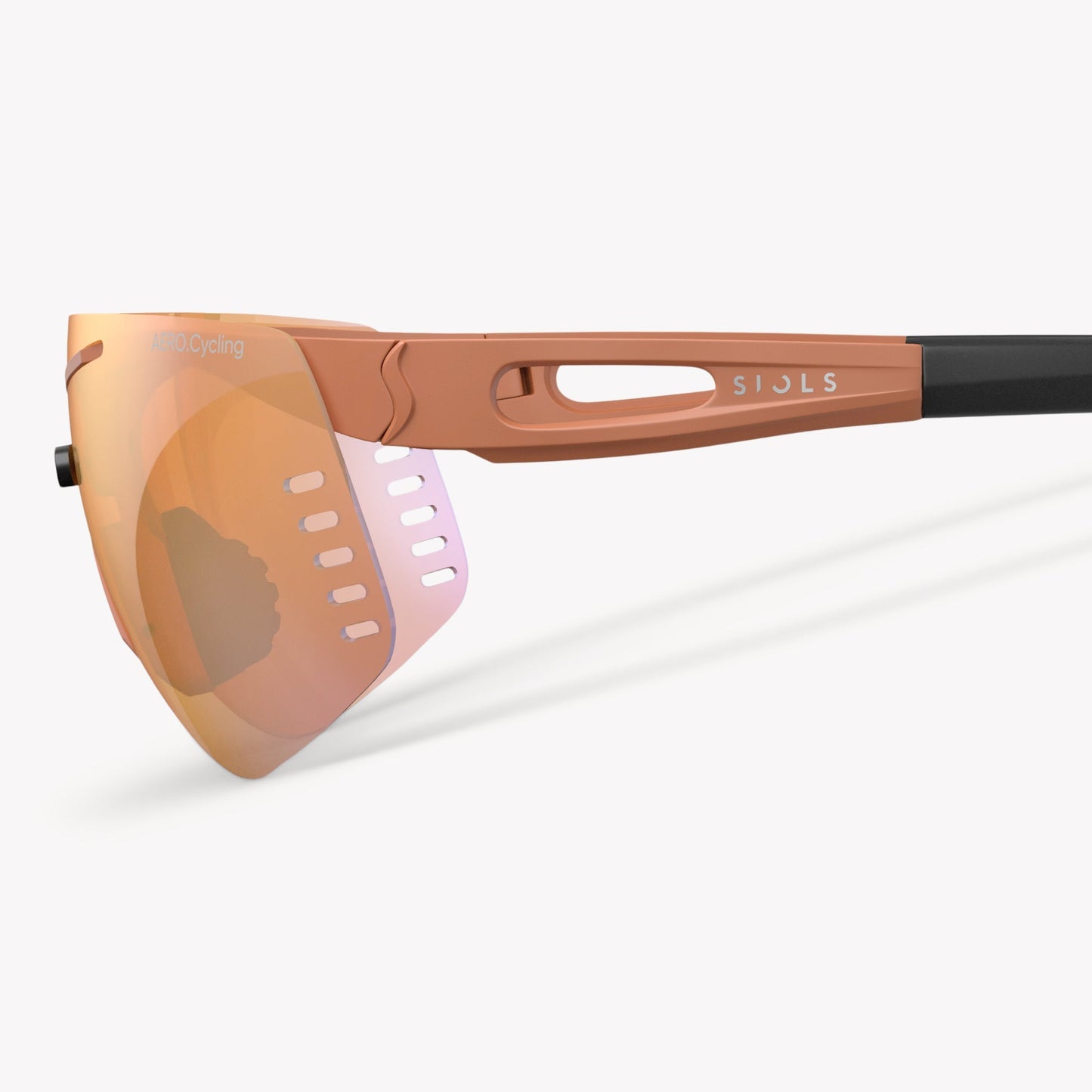 SIOLS AERO.Cycling System Sportbrille – aerodynamische Fahrradbrille mit Sehstärke mit Wechselgläsern, 100 % UV-Schutz und Windschutz für optimale Sicht beim Radsport.