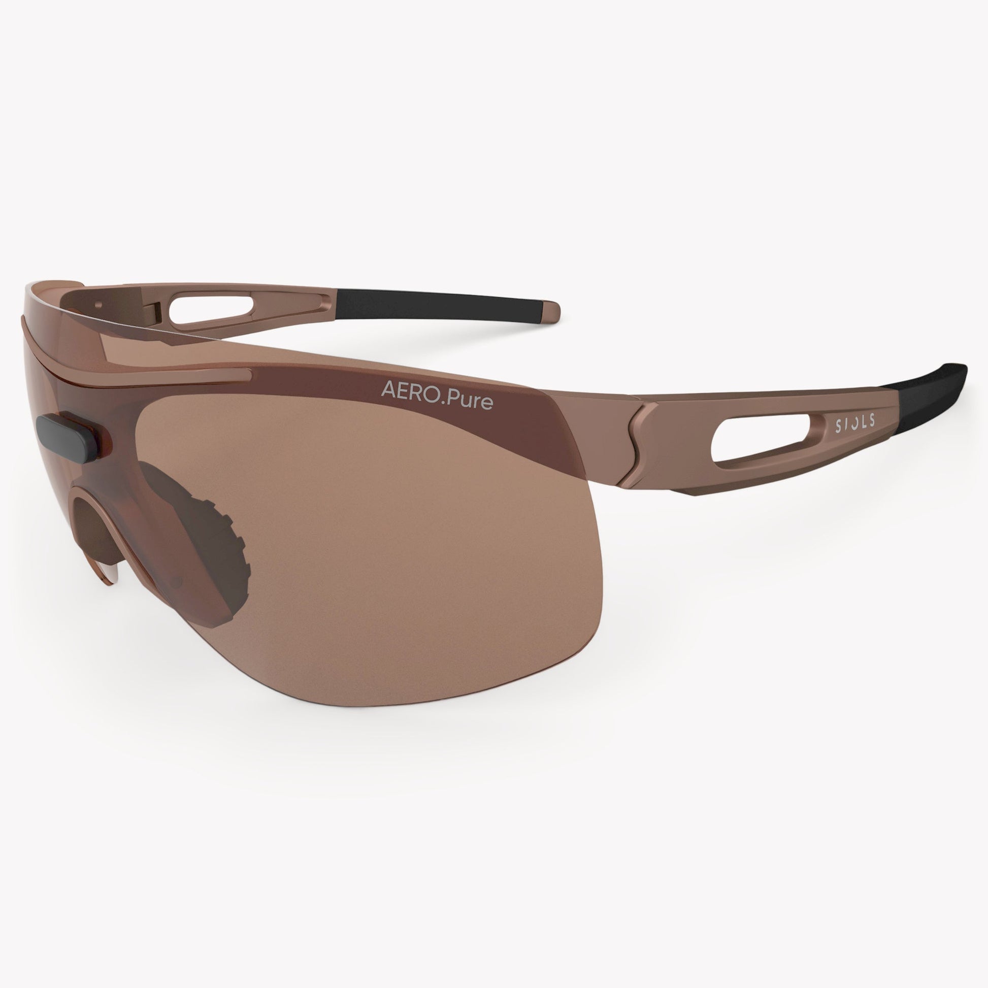 SIOLS AERO Pure Polarizing System Sportbrille – ultraleichte polarisierte und große optische Sonnenbrille mit Panoramasicht, 100 % UV-Schutz & Antibeschlag-Technologie für Wassersport, Segeln, Kanu, Fischen, Autofahren & Motorradfahren.