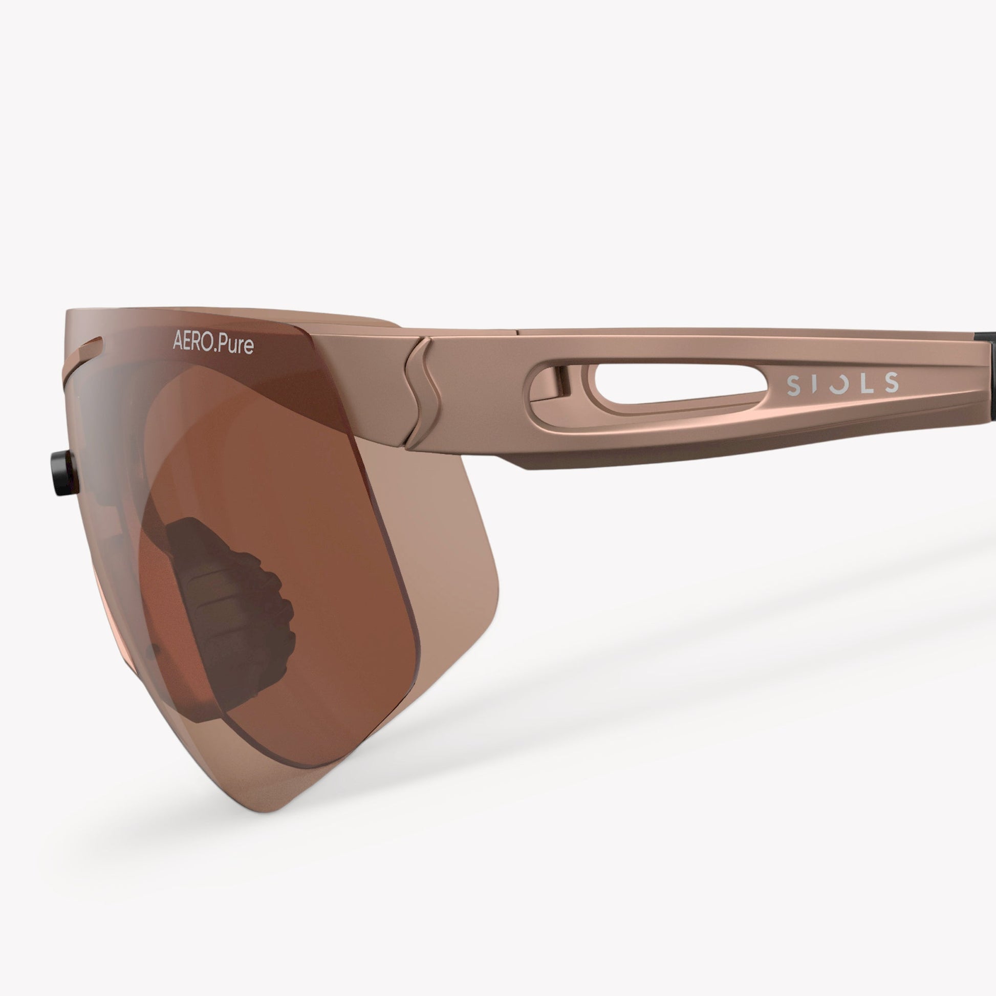 SIOLS AERO Pure Polarizing System Sportbrille – ultraleichte polarisierte und große optische Sonnenbrille mit Panoramasicht, 100 % UV-Schutz & Antibeschlag-Technologie für Wassersport, Segeln, Kanu, Fischen, Autofahren & Motorradfahren.