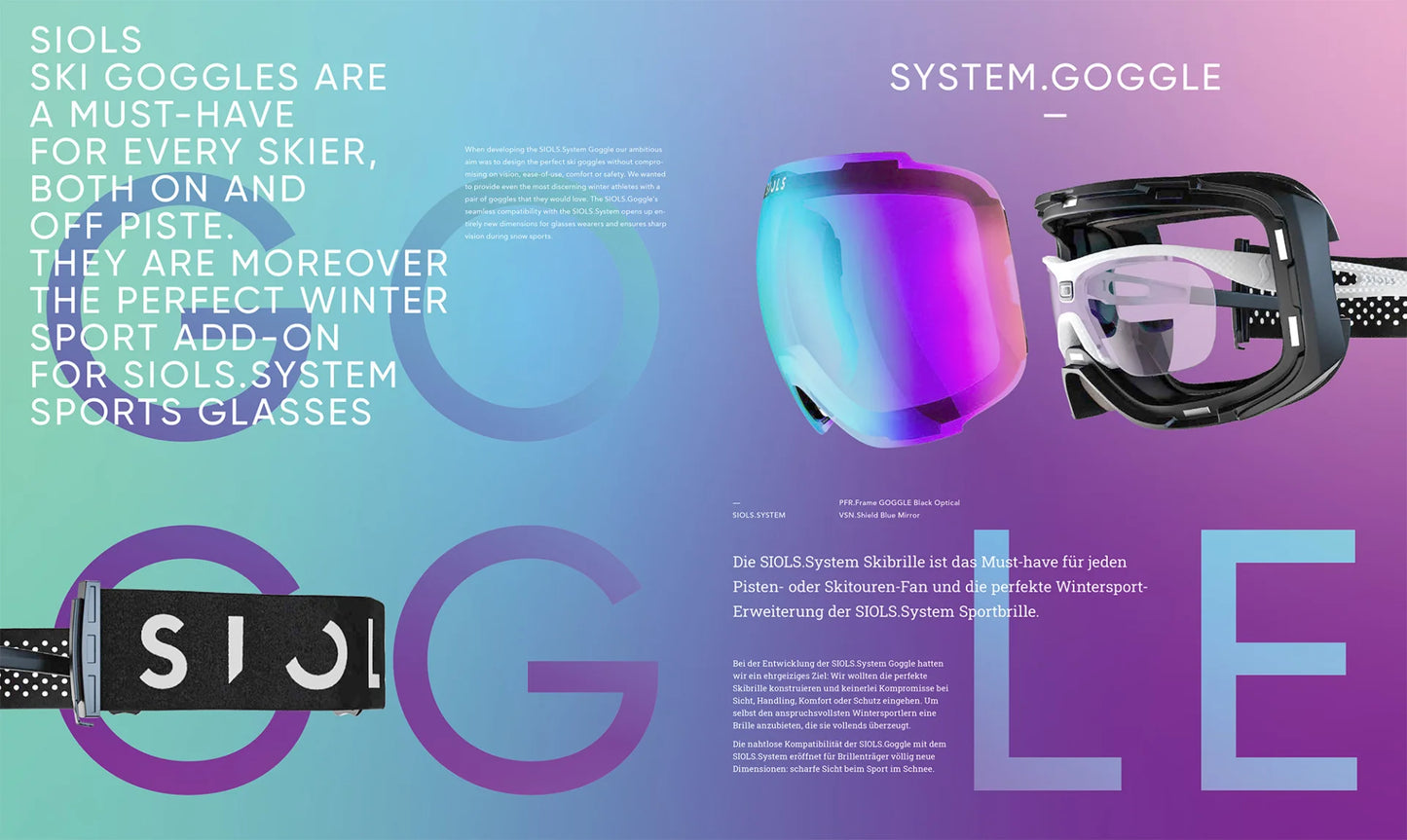 Goggle SKI-Brille SIOLS - solange Vorrat - nur ohne Korrekturbrille verwendbar